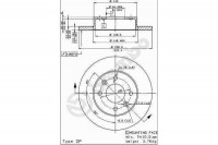 08.2958.14  Disque de frein AVD/AVG
